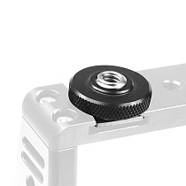 FEICHAO 1/2PC SLR Camera 3/8 to 1/4 Single-Layer Cold Shoe Holder Compatible for Insta360 ONE R/GOPRO Series/Osmo Action Other Photography