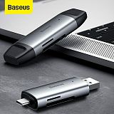 Baseus New Portable Type C to USB 3.0 Card Reader SD TF OTG Adapter for Laptop Tablet PC