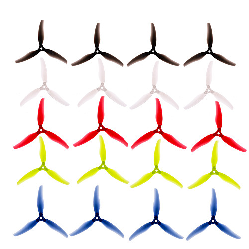 GEMFAN F6030 10Pairs 4.67g 5mm/POPO 3-blade 3inch Propeller CW CCW for 2207-1900KV  Motor DIY RC FPV Racing Drone​