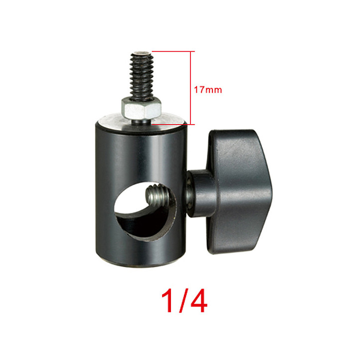 BGNing DSLR Cameras Photography Light Holder Led Support Flash SLR Tripod Mounting Stand Umbrella Bracket with 1/4  Inch Screw Adapter