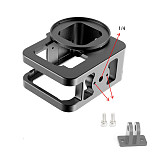 BGNing CNC Aluminium Camera Cage for Gopro Hero 9 Cover for Gopro9 Protective Case for Hero9 Black Mount Frame with UV Filter Lens Cap