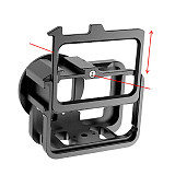 BGNing CNC Aluminium Camera Cage for Gopro Hero 9 Cover for Gopro9 Protective Case for Hero9 Black Mount Frame with UV Filter Lens Cap