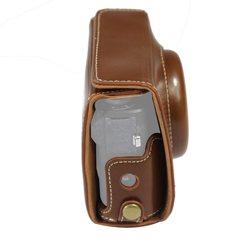 BGNing Portable PU Leather Camera Bag Hard Case Cover for Canon G7X Mark III G7XIII Mark3 G7X3 with Removable Shoulder Stap