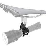 BGNing Bike Handlebar Clip Flashlight Holder Bicycle LED Stand Bracket Head Front Light Clamp Mount for Gopro Action Cameras