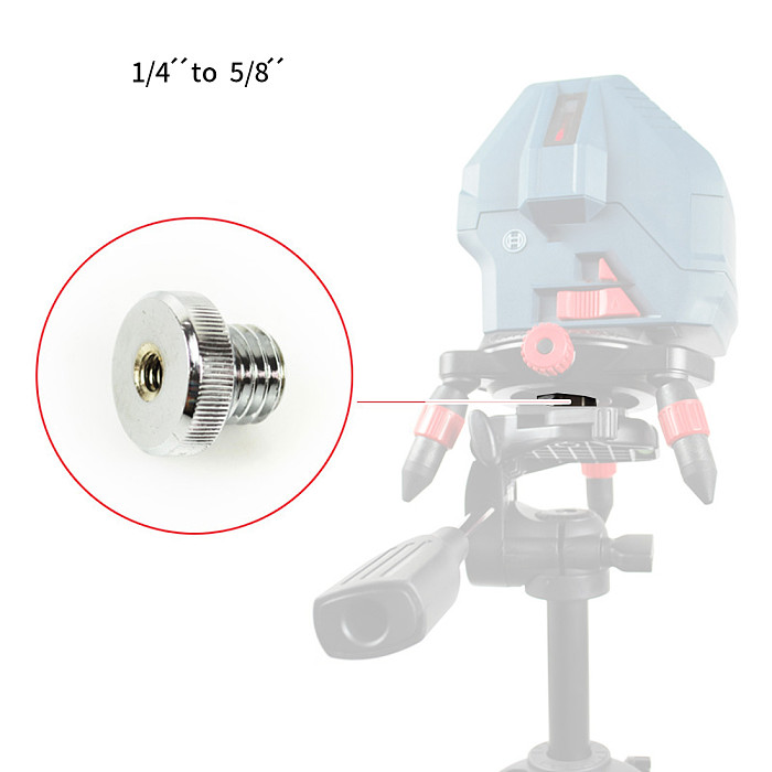 BGNing 1/4'' Female to 5/8  Inch Thread Male Adapter Screw for Level Laser Rangefinder Tripod Stand DSLR Camera Photography Accessories