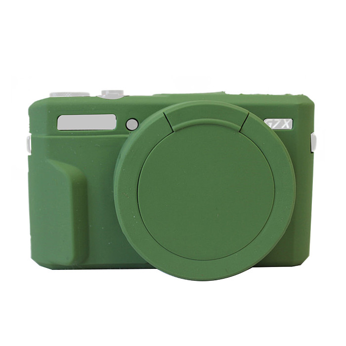 BGNing Soft Silicone Case for Canon G7XIII G7X3 G7X Mark 3 Rubber Protective Cover Body Bag Camera Skin with Lens Cap Protector