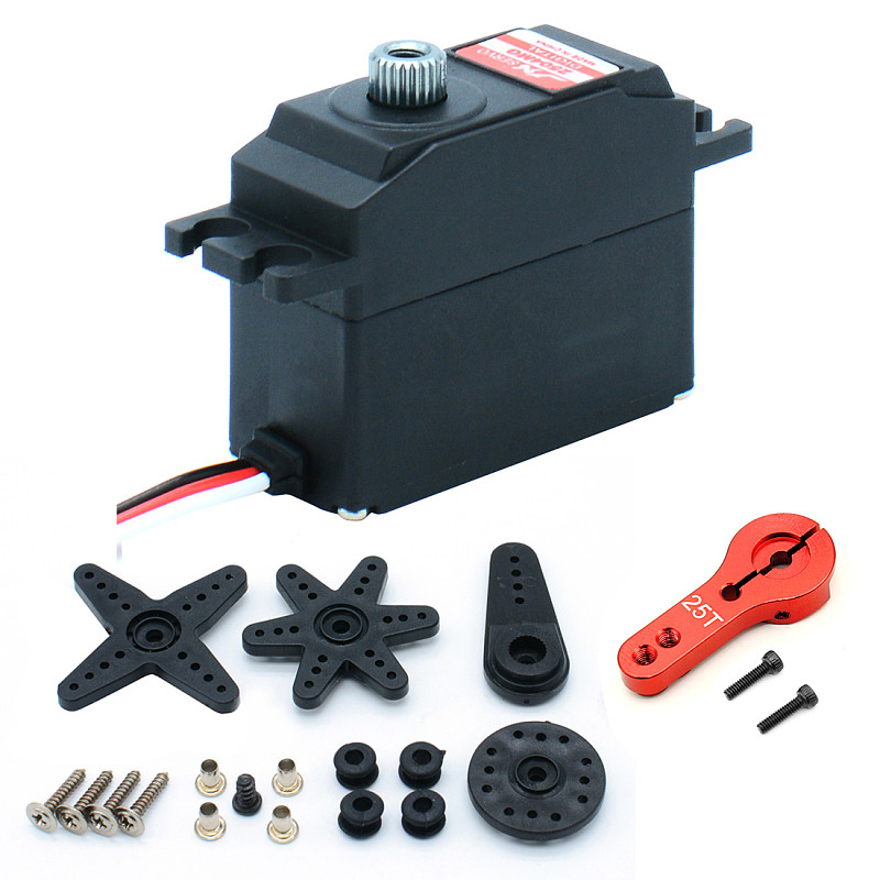 JX Servo PDI-2504MG 25g Metal Gear Digital Servo + Steering Arm for RC Model Plane Helicopter RC car Boat Truck