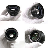 FEICAHO 12in1 37mm Gradient Filter Camera Lens Kit Grad Blue Red Filter+CPL+ND+Star Filter 0.45x Wide Angle +20x Macro Phone Camera Lens