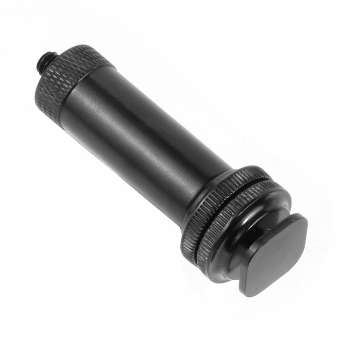 FEICAHO Aluminum Alloy 1/4 Inch Screw Cold Shoe Tripod Mount to LED Flash Hot Shoe Screw Adapter for DSLR Camera Photo Studio
