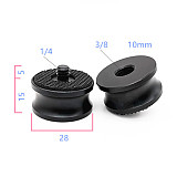 BGNING 3/8 to 1/4 Adapter Screw for Camera Tripod Gimbal Conversion Nut Accessories