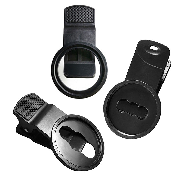 FEICHAO 37mm Mobile Phone Camera Lens Clip Professional Lens Clip Wide Angle Macro Phone Lens Universal Clip