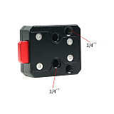FEICAHO  Multifunction Aluminum Alloy Camera V Mount Battery Plate Fixation Quick Release Plate with 1/4 Screw for DSLR Camera