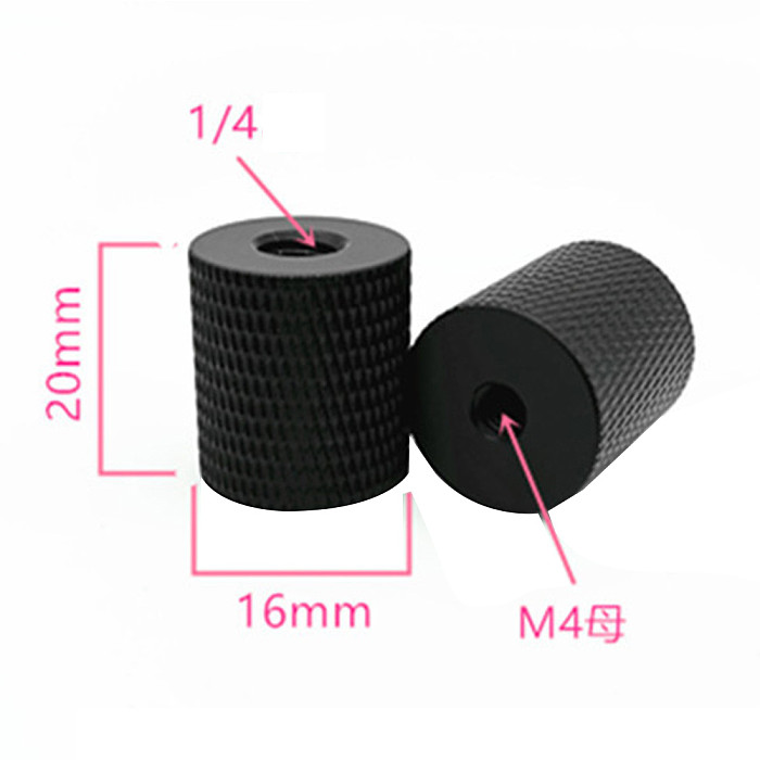 BGNING 1/4 Female to M4 M5 M6 M8 Female Adapter Screw for Camera Tripod Gimbal Conversion Nut