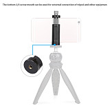 FEICHAO XJ-10 56mm to 95 mm Universal Aluminum Alloy Metal Phone Holder Clip Mount w 1/4 Screw Hole Bubble Level for Smartphones
