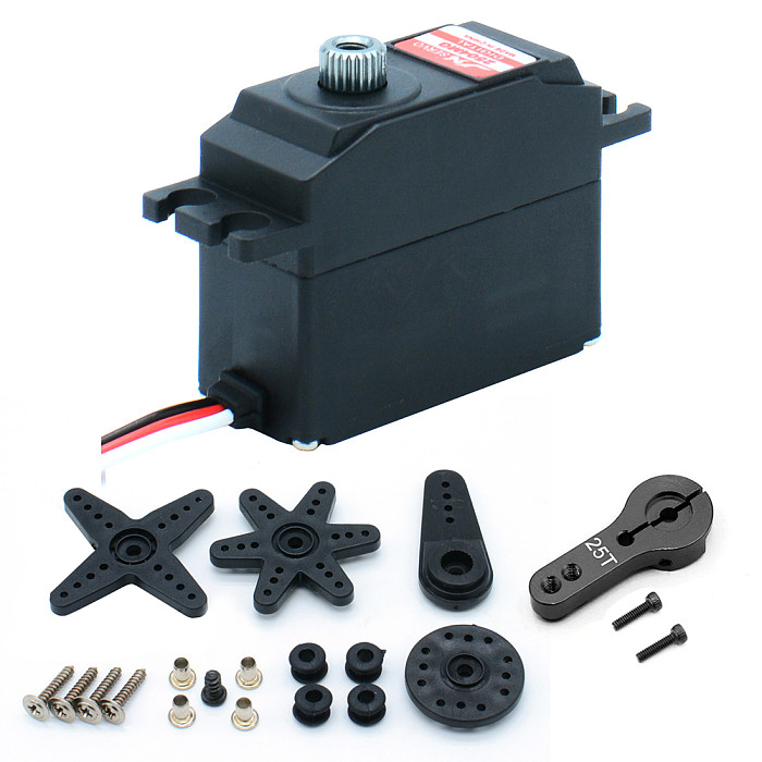 JX Servo PDI-2504MG 25g Metal Gear Digital Servo + Steering Arm for RC Model Plane Helicopter RC car Boat Truck