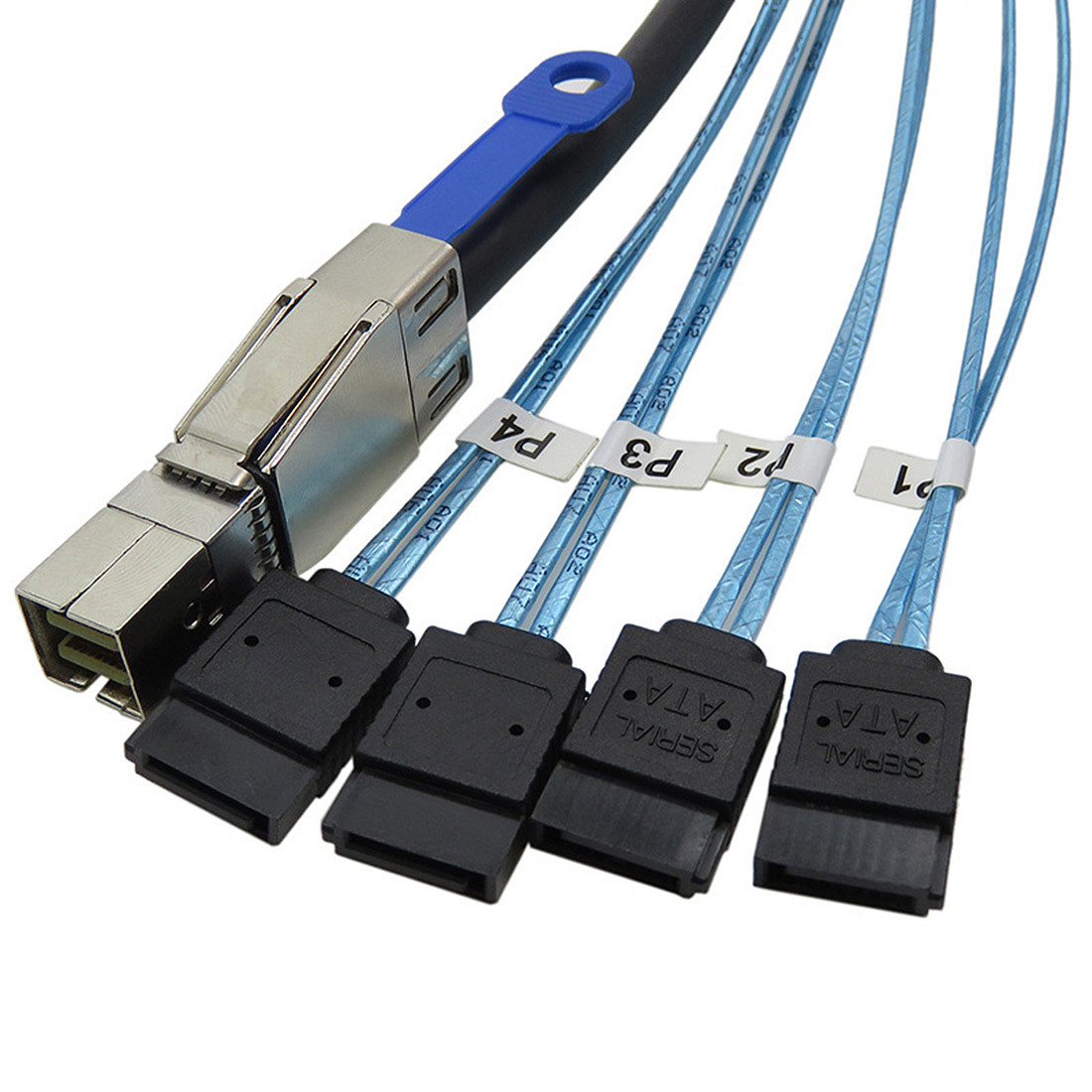 US 13.78 XTXINTE Mini SAS Cable SFF8644 to 4 x SATA External
