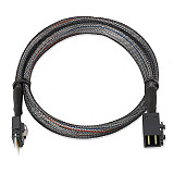 XT-XINTE  MINI SAS 38P SFF-8654 to SFF-8643 12Gbps Server Hard Drive HDD Data Transmission Cable 50cm