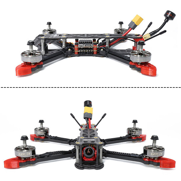 GEPRC MARK4 FPV Rcaing Drone 4s/6s 5inch w/ SPAN F4 BLheli_S 45A&GR2306.5 Motor &Caddx Ratel 2.1mm lens For Freestyle Quadcopter
