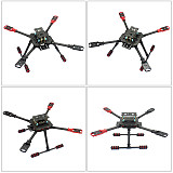 DIY GPS Drone X4 460mm Umbrella Foldable RC Quadcopter 4-Axis Unassemble KIT APM2.8 FPV Aircraft with Gimbal NO Remote Control No Battery