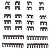 XT-XINTE 25Pcs/Set PP Cable Comb/Clamp/Clip/Organizer/Dresser for 3mm-3.4mm PC Power Cables Wiring 6/8/24 Pin Computer Cable Manager