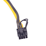 XT-XINTE PCIe 6Pin to 6+2 Pin Power Supply Cable 8 pin to 6 Pin PCI Express Graphics Card Power Cable Male to Male Port
