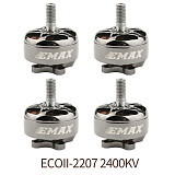 EMAX 1/4pcs ECOII-2207 2400KV/1700KV/1900KV 4S 5S 6S  4mm Brushless Motor for DIY Drone FPV Racing Drone