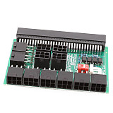 XT-XINTE 12V GPU / PSU Branch Board Adapter for DPS-1200FB A DPS-1200QB A PS-2751-5Q 10 x 6pin Conversion Board