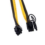 XT-XINTE PCIe 6Pin to 6+2 Pin Power Supply Cable 8 pin to 6 Pin PCI Express Graphics Card Power Cable Male to Male Port