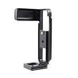 BGNing Aluminum Quick Release Vertical Plate with Hand Grip Mount Bracket for Fujifilm XT200 Camera Cage L Board for Fuji X-T200