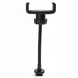 BGNing Portable Tripod Monopod Hose Phone Clip Live Smartphone Clamp Holder Camera Light Stand with 1/4  Thread & Hot Shoe Mount