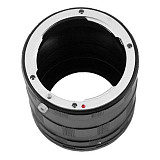 BGNing Camera Adapter Macro Close-up Mount Ring Lens Extension Tube Kit for Canon EOS for Nikon AI for Sony NEX for Fuji FX DSLR