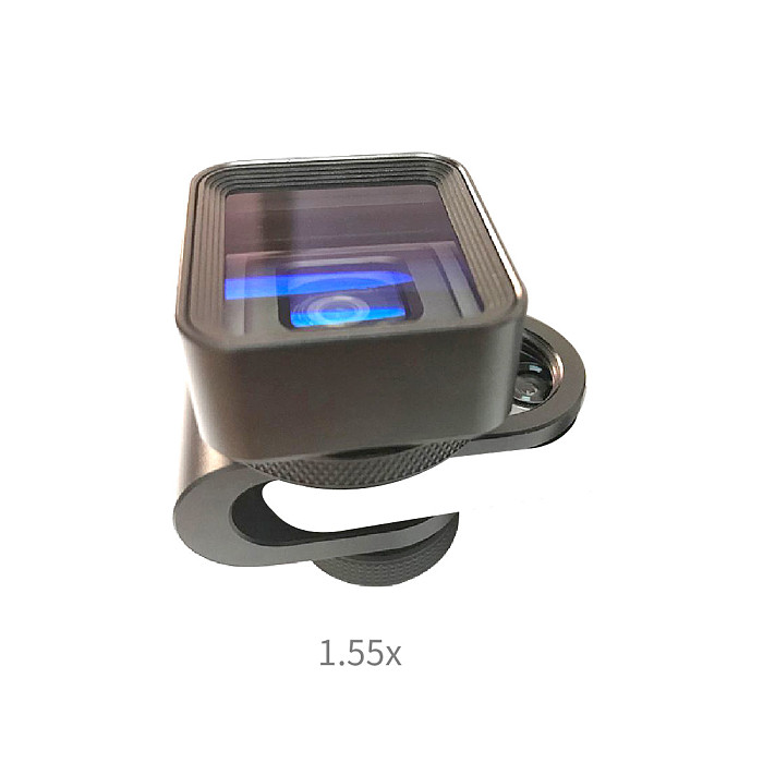XT-XINTE Distorted Lens Mobile Phone Anamorphic Lens 1.33X/1.55X Widescreen Movie Wide Angle Phone Lens Smartphone Accessories