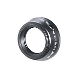 1PC FEICHAO 35mm 180 Degree Fisheye/15X Macro Lens Optical Glass Fish Eye Lens for OSMO Action Camera Lens Filter Accessories