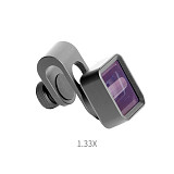 XT-XINTE Distorted Lens Mobile Phone Anamorphic Lens 1.33X/1.55X Widescreen Movie Wide Angle Phone Lens Smartphone Accessories