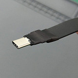 ADT-Link USB 3.2 Type C To Type C Extension Cable Shield FPV FPC Ribbon Flat USB C Cable 3A 20Gbps Gen2 x 2 EMI Shielding 15cm