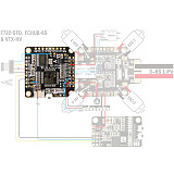 Matek Systems F722-STD F7 Flight Controller Features STM32F722RE, ICM20602, BMP280,BFOSD, Blackbox Micro SD Card Slot DShot ESC For RC FPV Drone