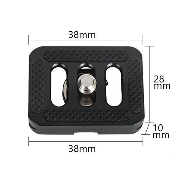 BGNing Mini Camera Durable Universal Professional Non Slip Aluminum Quick Release Plate Tripod Clamp Accessories For Sirui TYC10