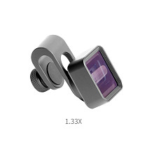 XT-XINTE New Distorted Lens Mobile Phone Anamorphic Lens 1.33X/1.55X Widescreen Movie Wide Angle Phone Lens Smartphone Accessories