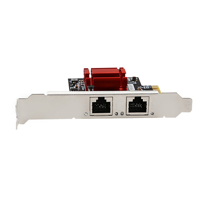 DIEWU TXA094 82575&6 Chip PCI-eX1 PCIE 2.0 Dual-Port Gigabit Server RJ45 Network Card 10/100/1000Mbps for Desktop Server