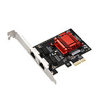 DIEWU TXA094 82575&6 Chip PCI-eX1 PCIE 2.0 Dual-Port Gigabit Server RJ45 Network Card 10/100/1000Mbps for Desktop Server