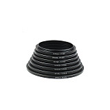 BGNING 7PCS Metal Adapter Ring Set 49-52-55-58-62-67-72-77mm  for Canon/Nikon/ SONY Camera Lens Filter/UV/CPL/hood