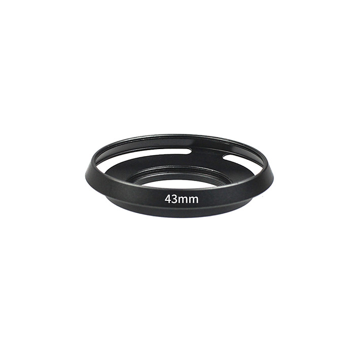 BGNING Screw Hole Hollow Metal Wide Angle Lens Hood Suitable for Canon/Nikon/SONY camera lenses