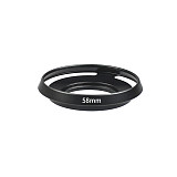 BGNING Screw Hole Hollow Metal Wide Angle Lens Hood Suitable for Canon/Nikon/SONY camera lenses