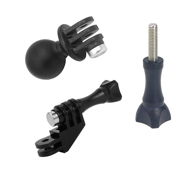 BGNING 1 inch Tripod Ball Head Multi-angle Shooting Conversion Connector Head for Insta360 ONE R/ GOPRO9/8/MAX GOPRO Series