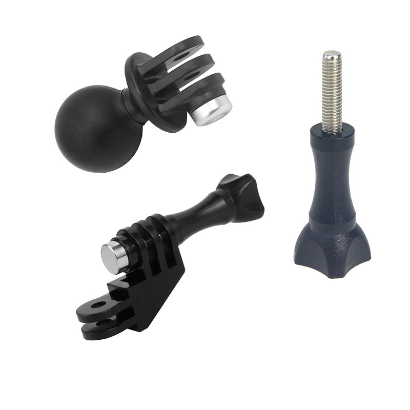 BGNING 1 inch Tripod Ball Head Multi-angle Shooting Conversion Connector Head for Insta360 ONE R/ GOPRO9/8/MAX GOPRO Series
