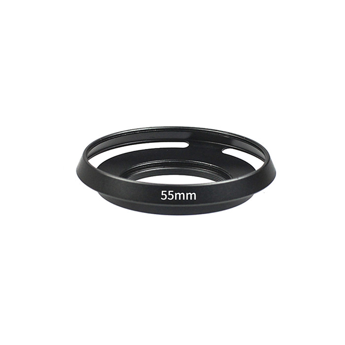 BGNING Screw Hole Hollow Metal Wide Angle Lens Hood Suitable for Canon/Nikon/SONY camera lenses