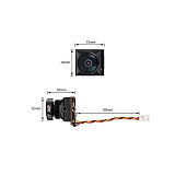 BETAFPV EOS2 V2 1200TVL 2.1mm 1/3 CMOS 16:9/4:3 14x14mm NTSC Mini FPV Camera Global WDR For RC 2inch FPV Racing Drones