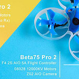 BETAFPV Beta85 Pro 2 BWhoop Quadcopter 2  2S RC FPV Racing Drone A01 AIO Camera 5.8G VTX F4 Flight Controller 1103 11000KV Motor