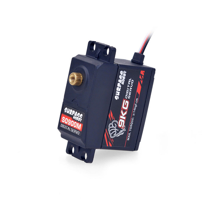 SURPASS Hobby S0900M Metal Gear 9KG Digital Servo for RC Airplane Robot 1/10 1/8 RC Monster Car Boat Duct Plane