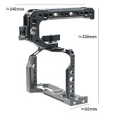 FEICHAO XT4 Rabbit Cage Camera Protection Frame with Handle Grip Compatible for FUJIFILM X-T4 XT4